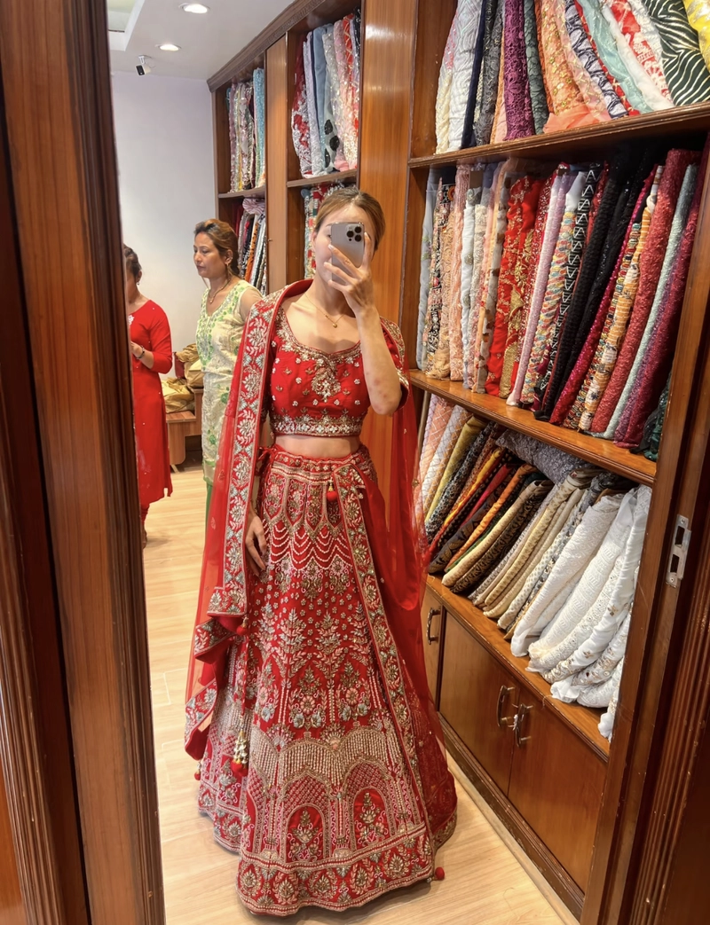 punjabi dress girl image
