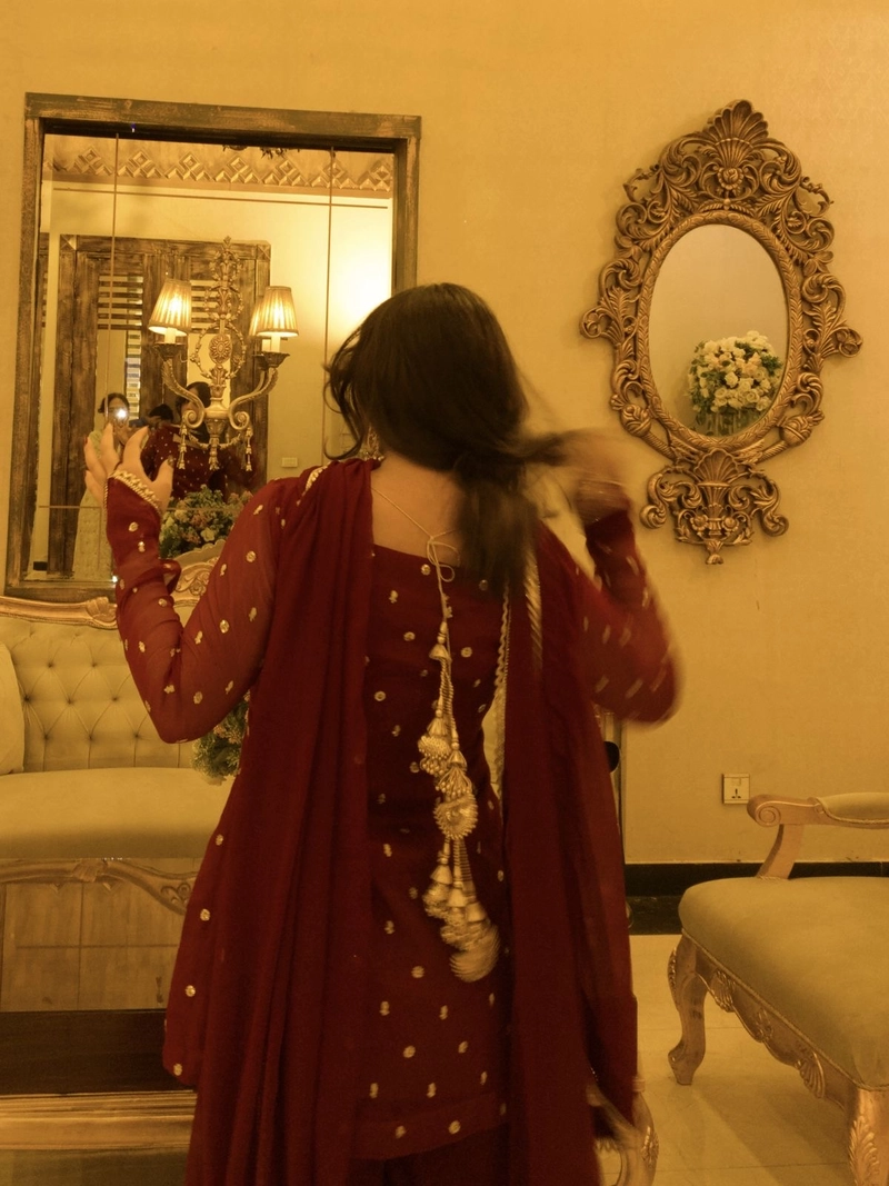 punjabi suit dp girl