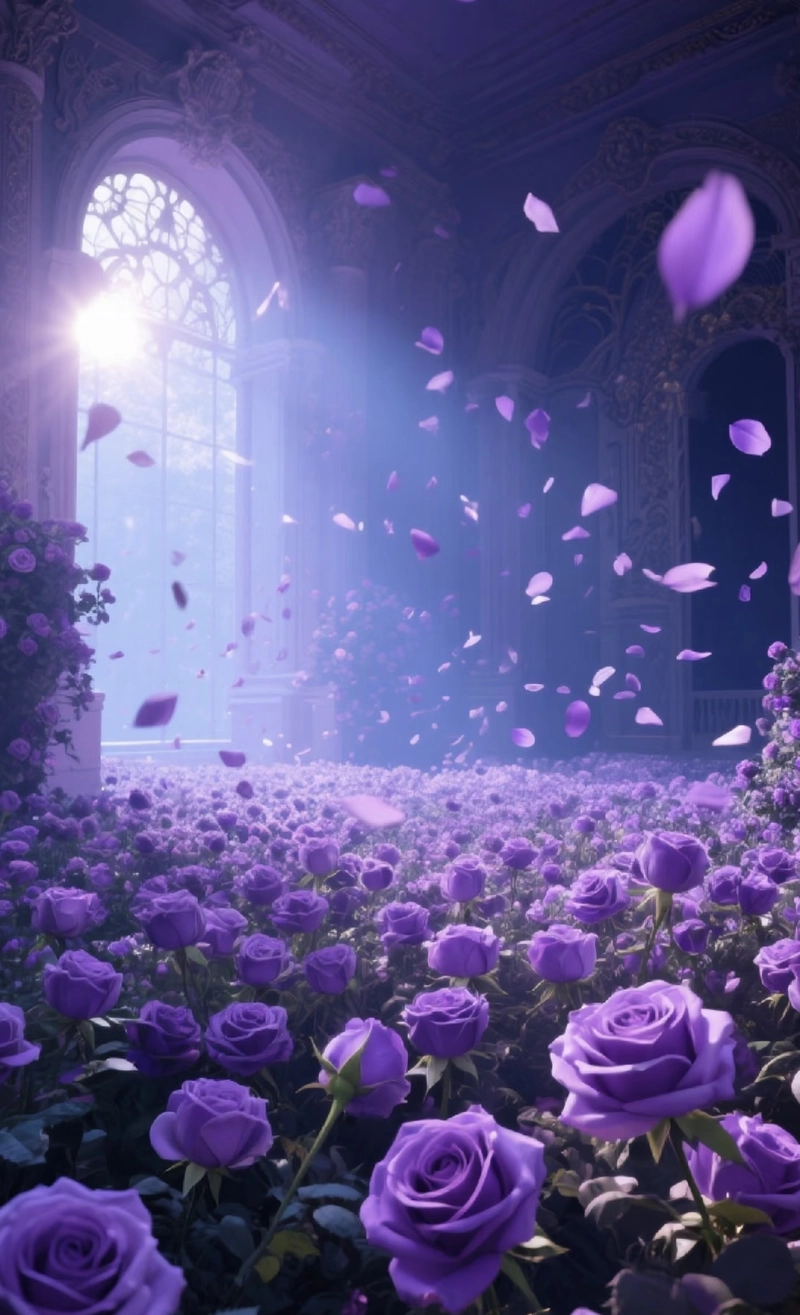 purple rose dp for whatsapp