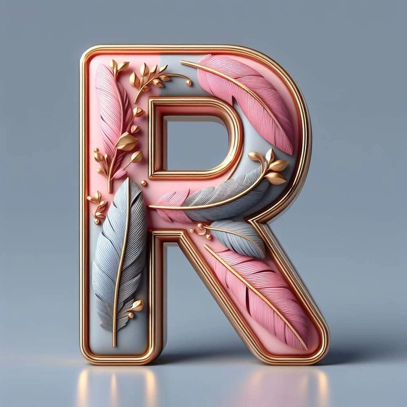 r letter for whatsapp dp