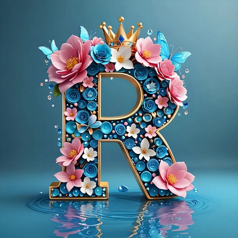 r letter whatsapp dp