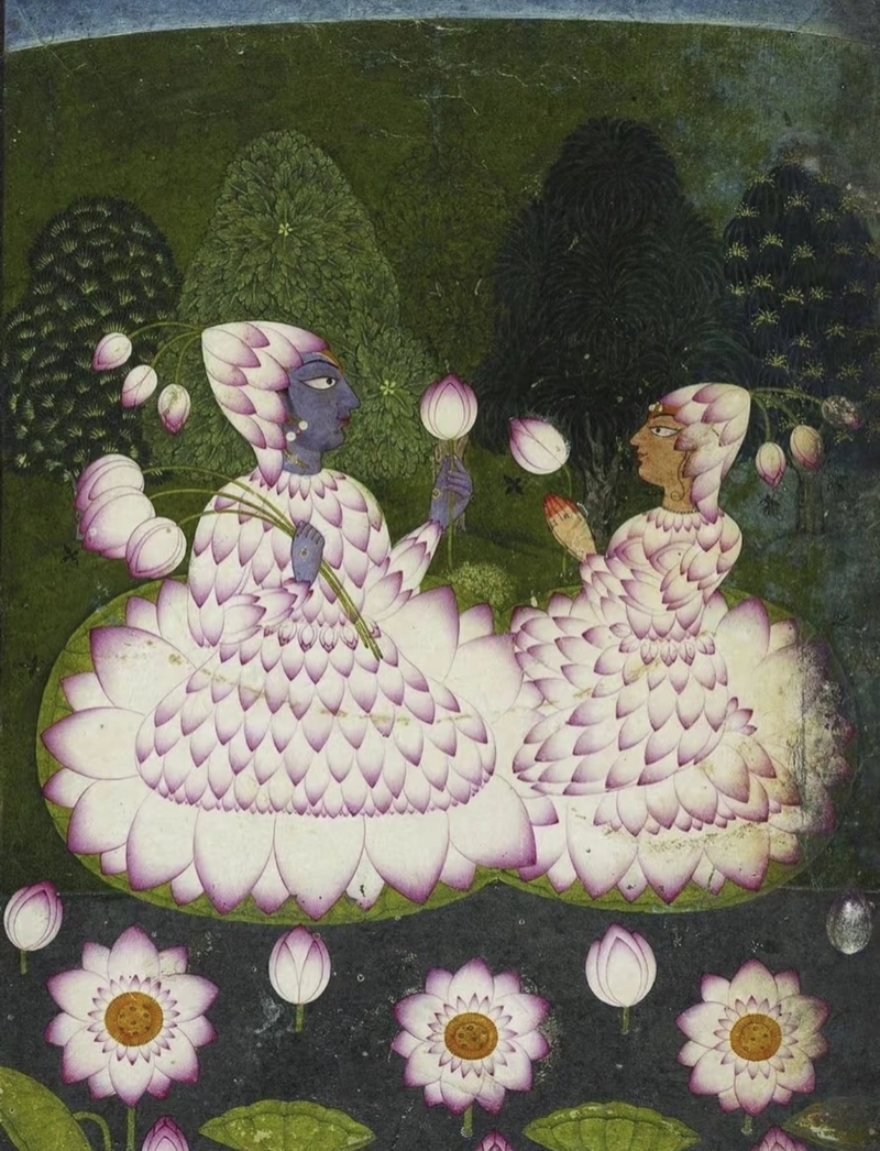 radha krishna cute dp