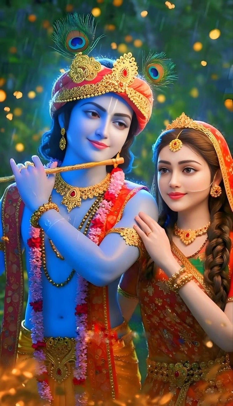 radha krishna cute images for dp