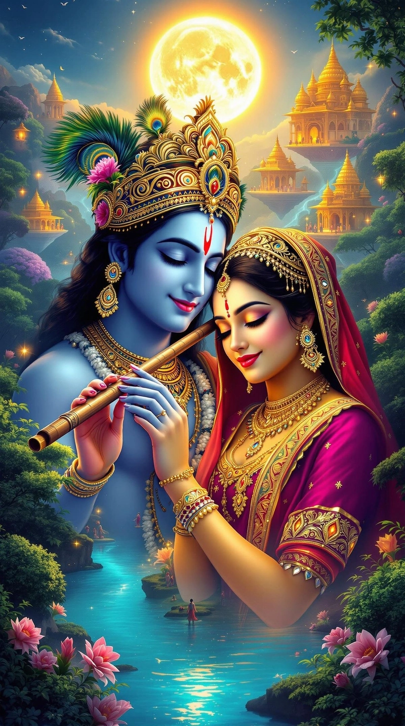 radha krishna cute images for dp