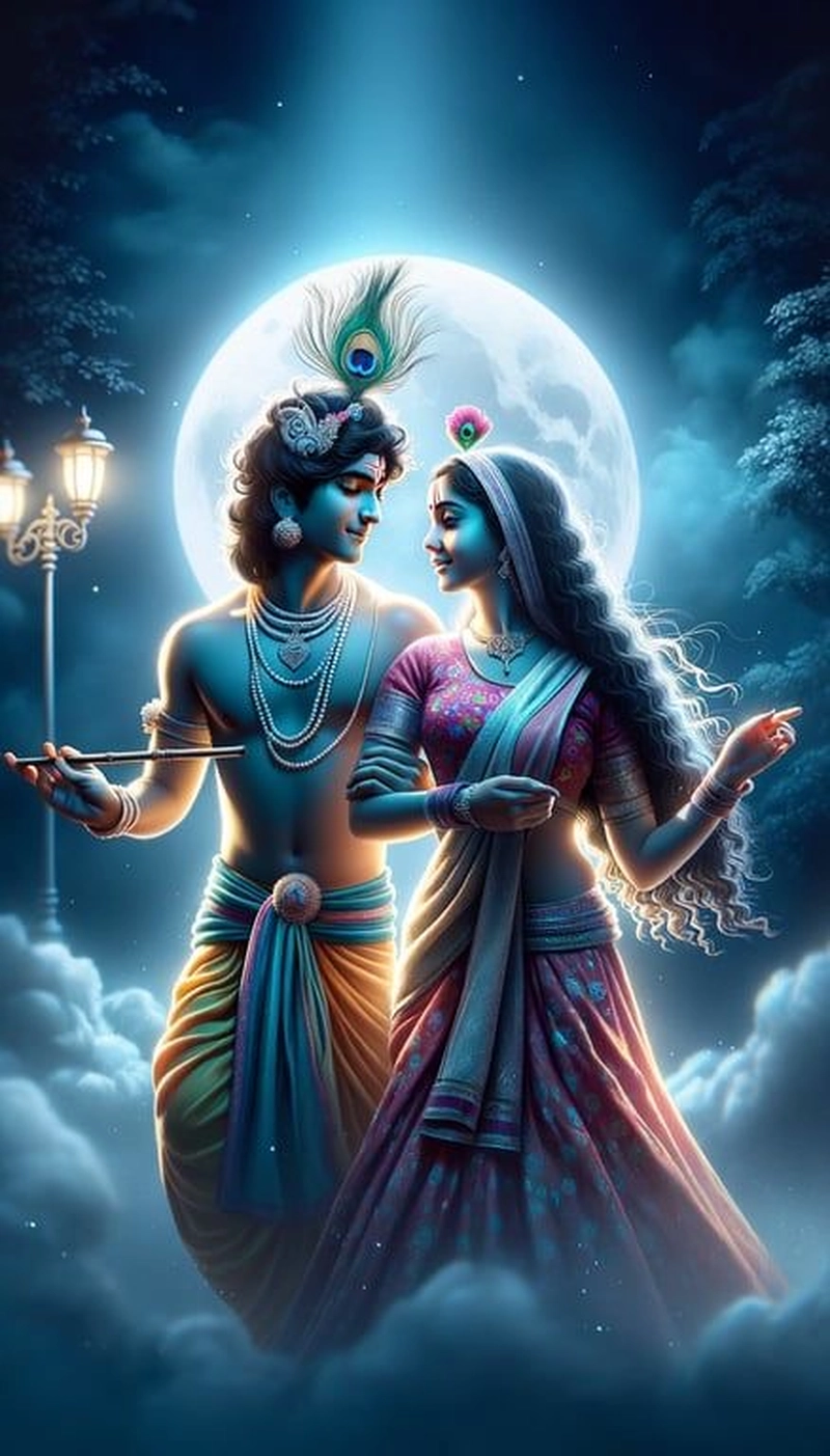 radha krishna dp full