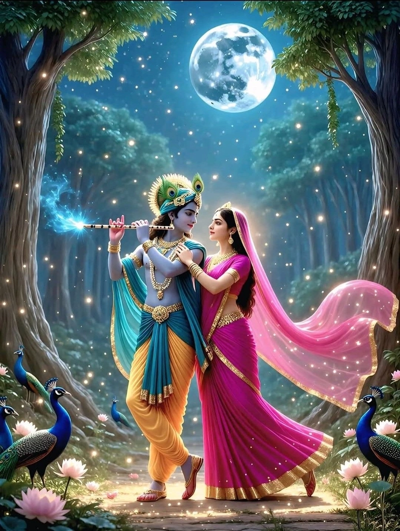 radha krishna image dp