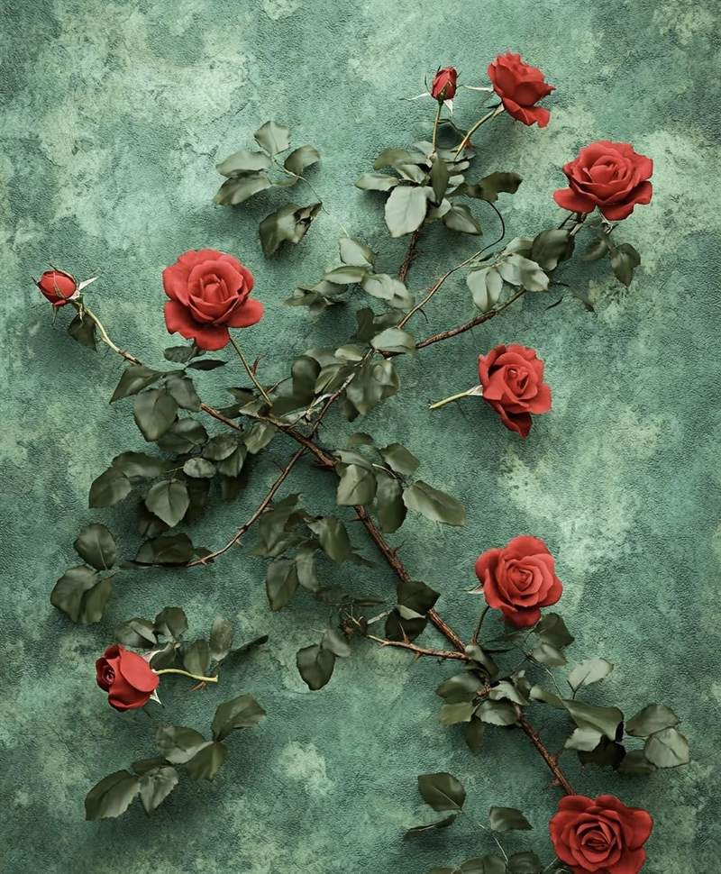 rain red rose whatsapp dp