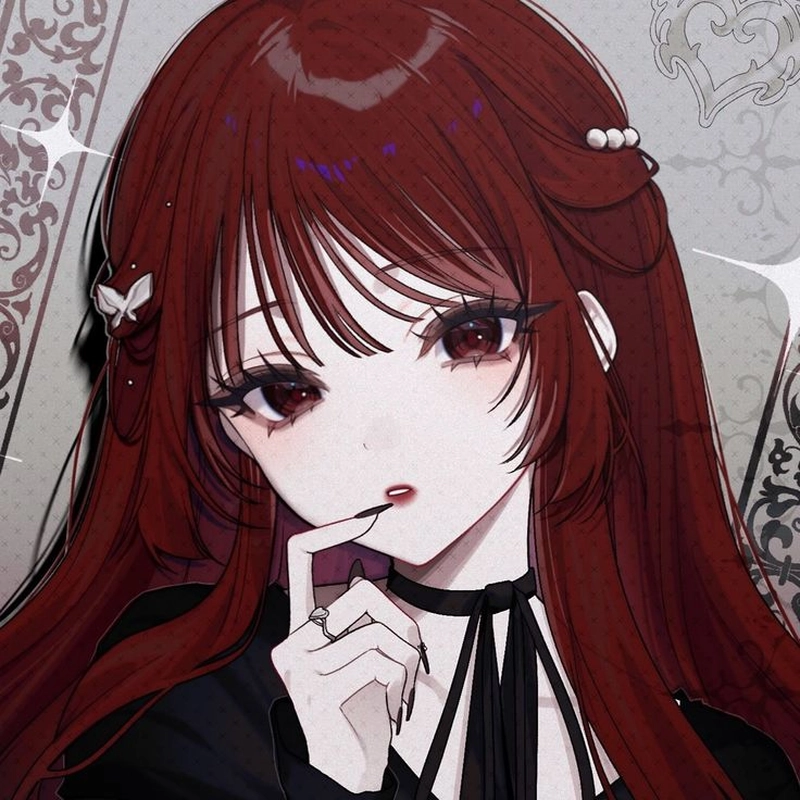 red cool pfp