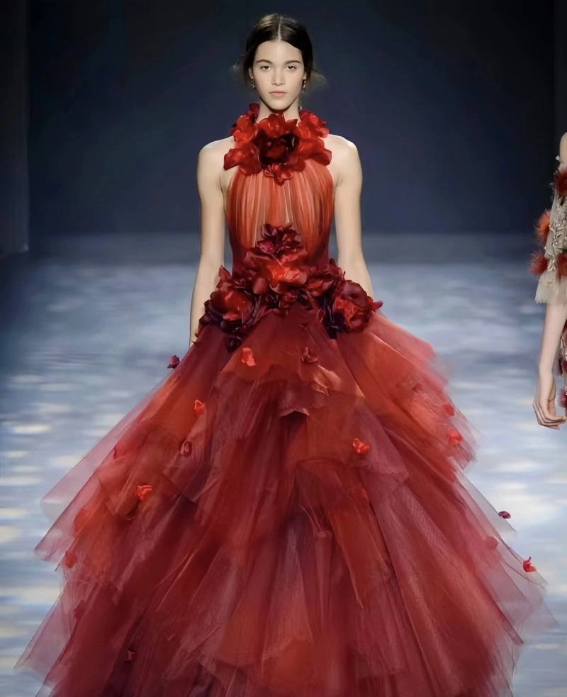 red dress girl dp