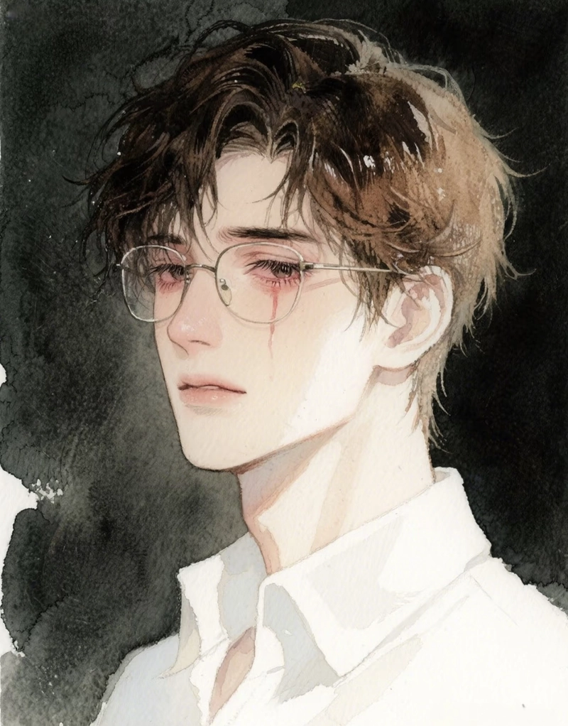 sad boy pic