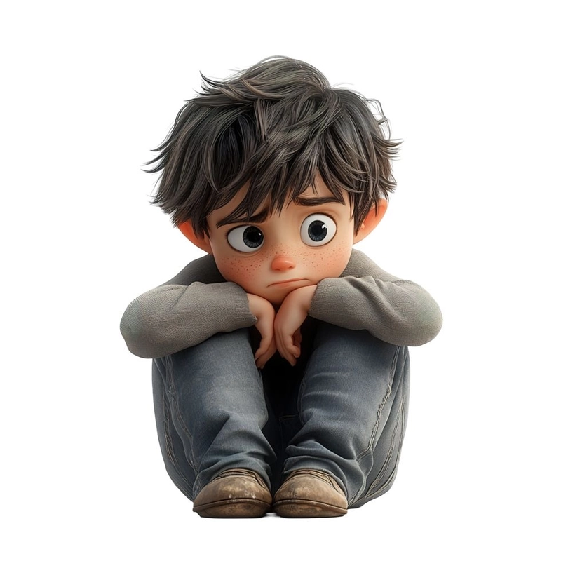 sad cartoon dp for instagram