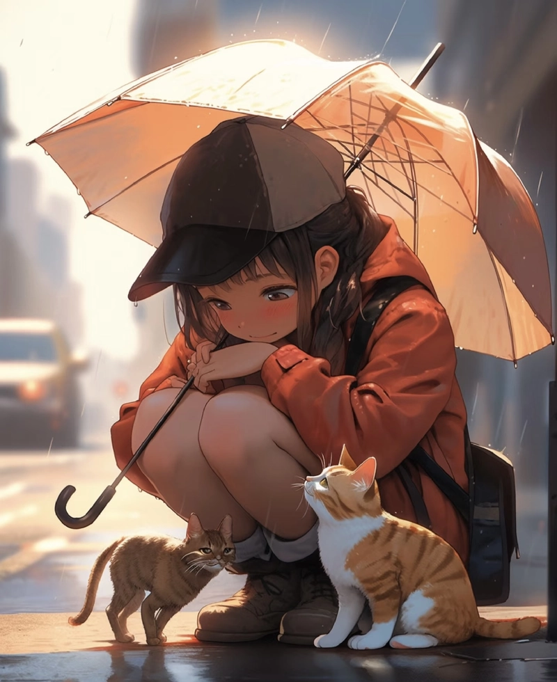 sad cartoon girl images