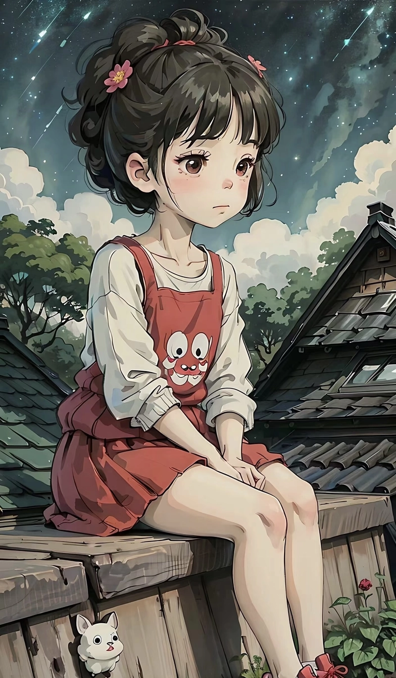 sad cartoon girl pic