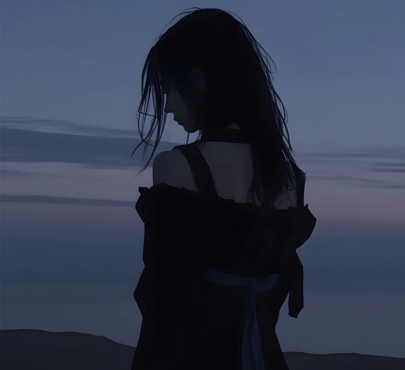 sad girl dp pic