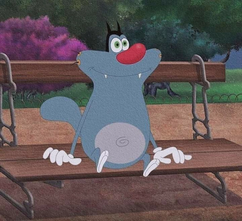 sad oggy dp