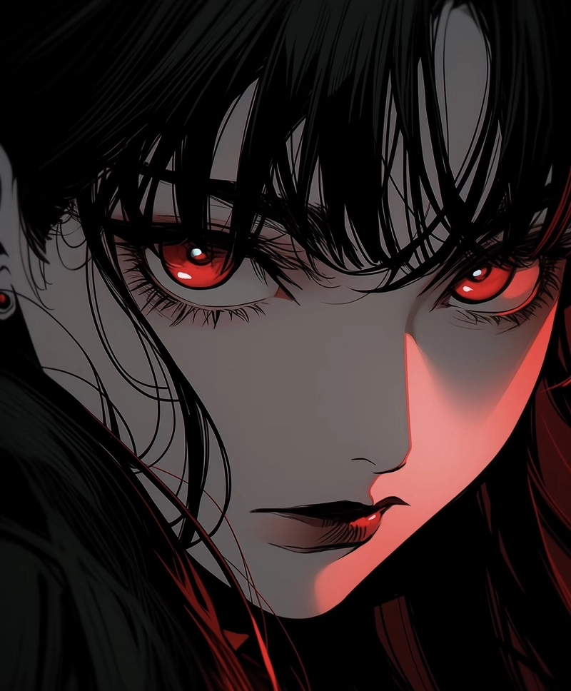 sad red eyes dp