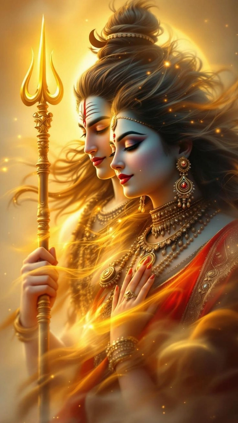 shiv parvati hand pic dp for whatsapp