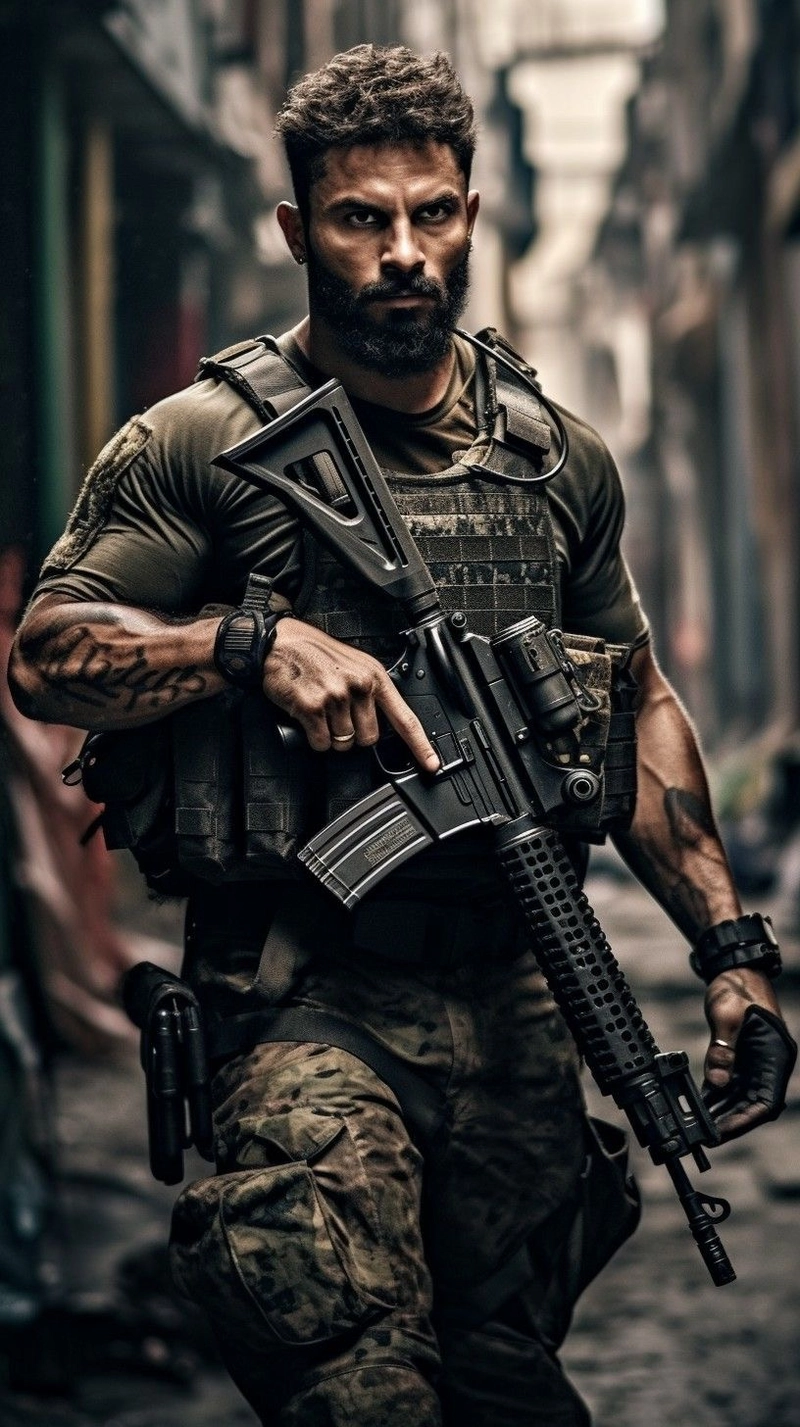stylish attitude army dp
