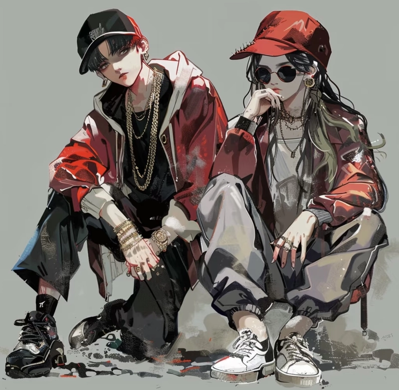 stylish couple dp for instagram anime