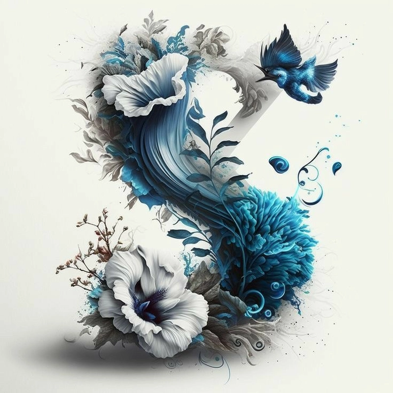 stylish cute s letter dp