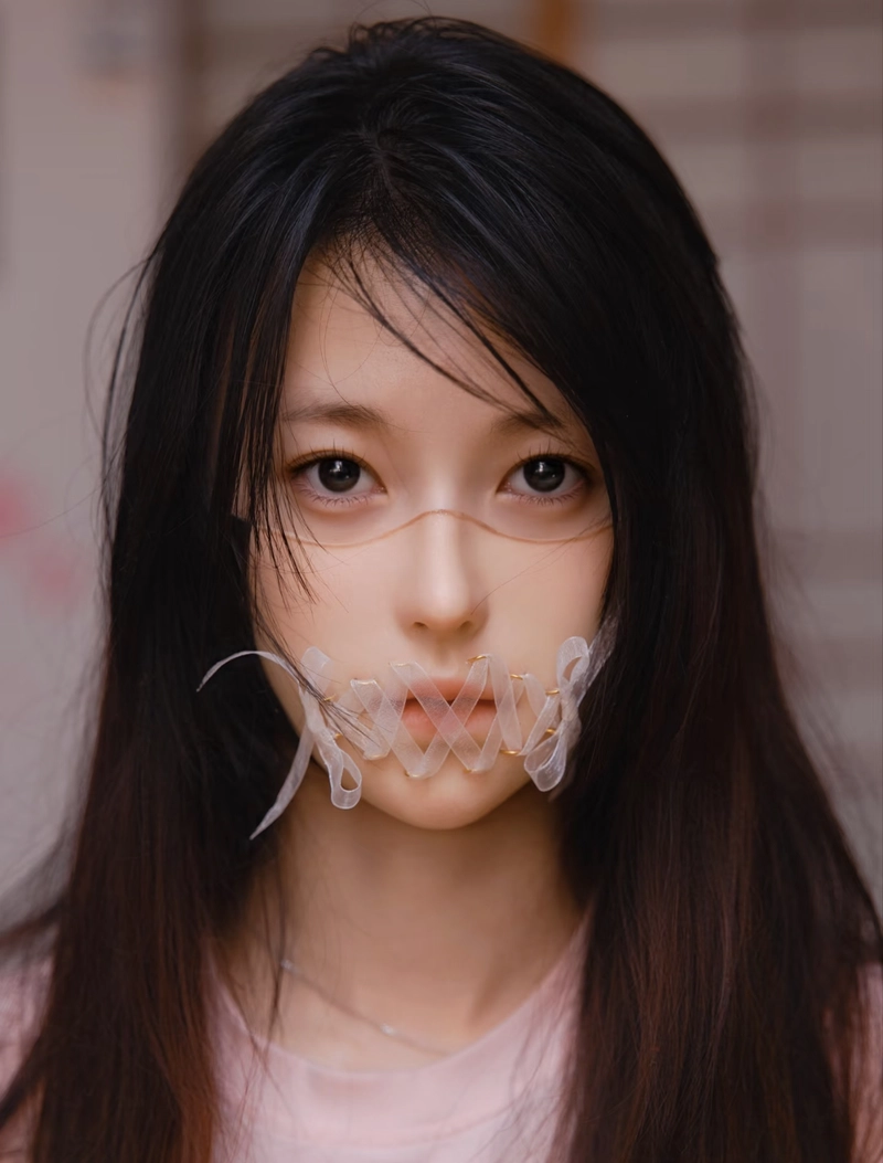 stylish girl hidden face dp