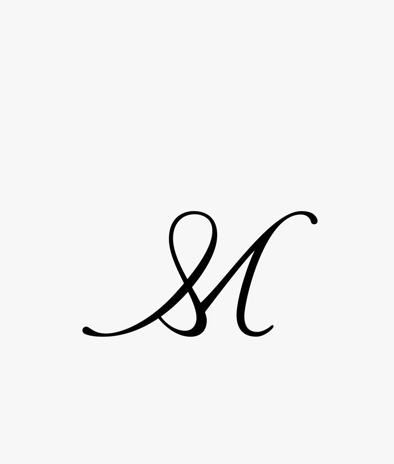 stylish m letter dp