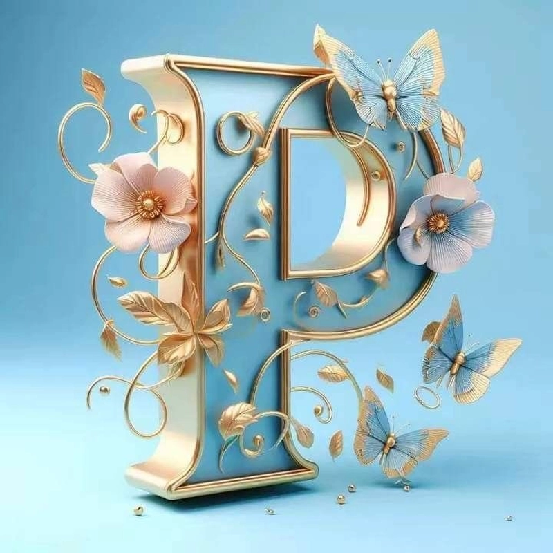 stylish p name dp