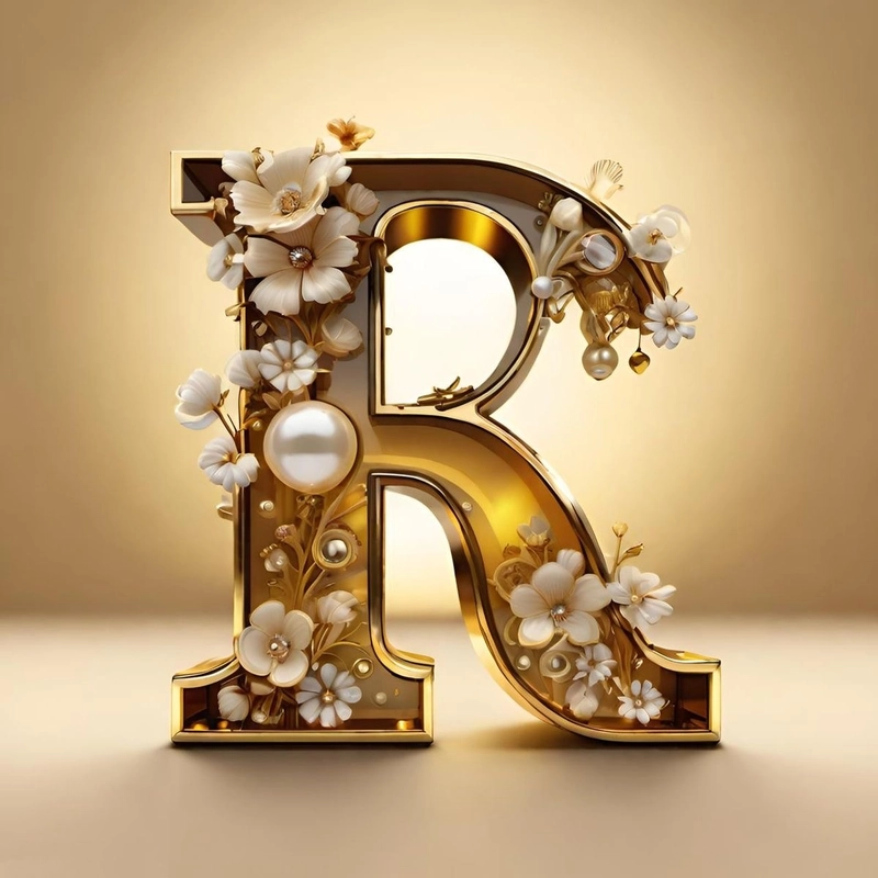 stylish r name dp