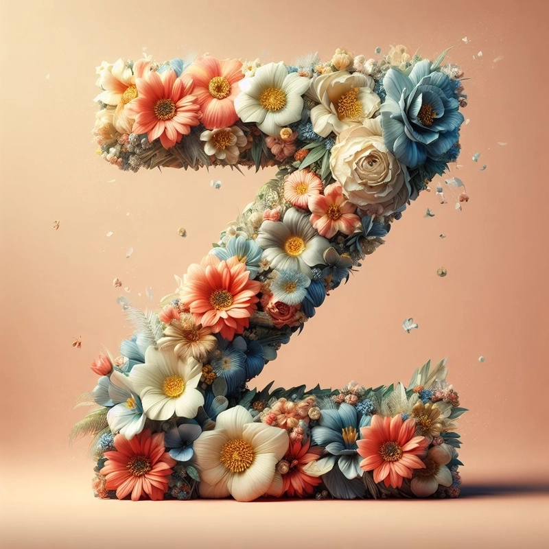 stylish z letter dp