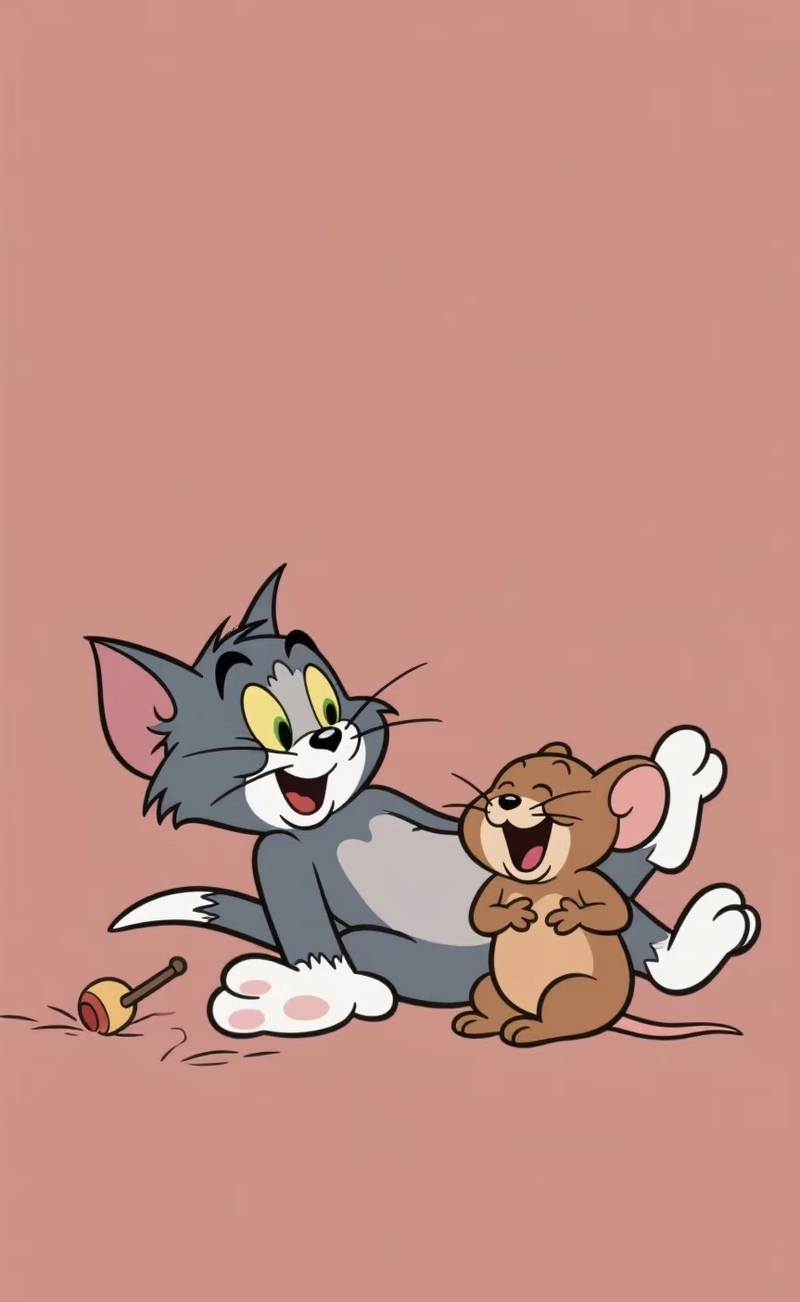 tom and jerry couple dp for whatsapp