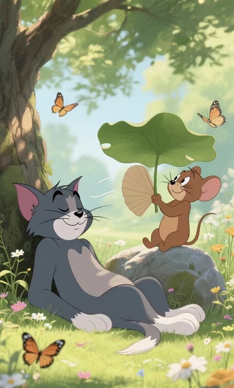 tom and jerry dp photo