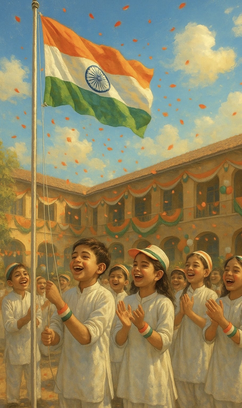 unique indian flag dp