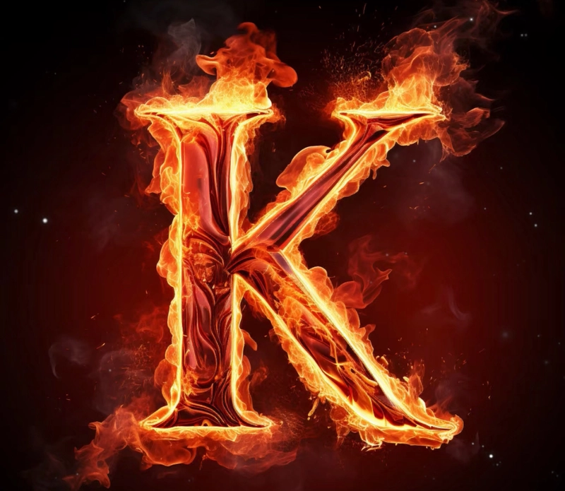 whatsapp dp letter k