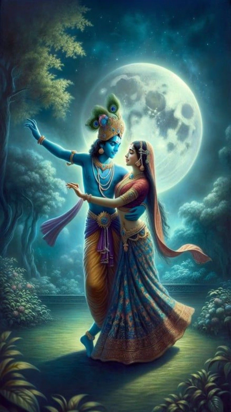 whatsapp dp radha krishna photo