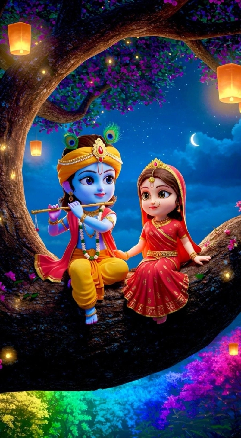 whatsapp radha krishna dp pic