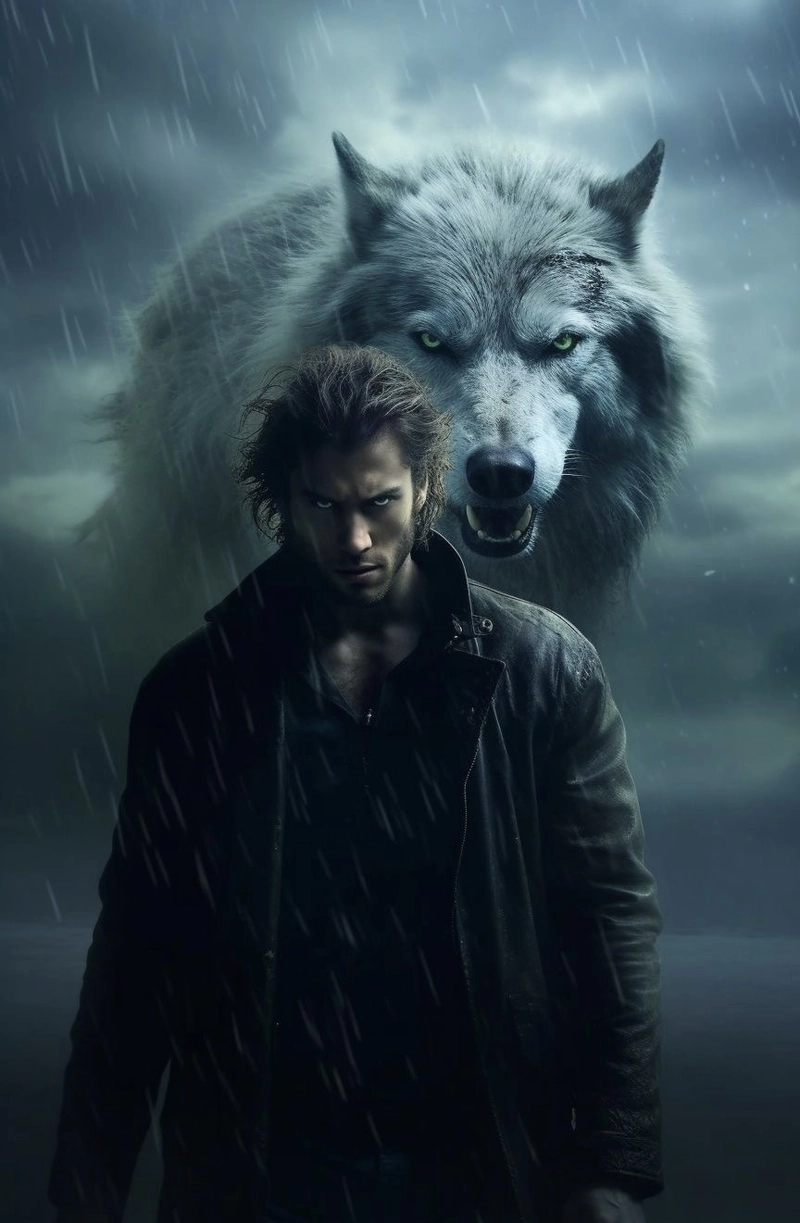 wolf and man dp