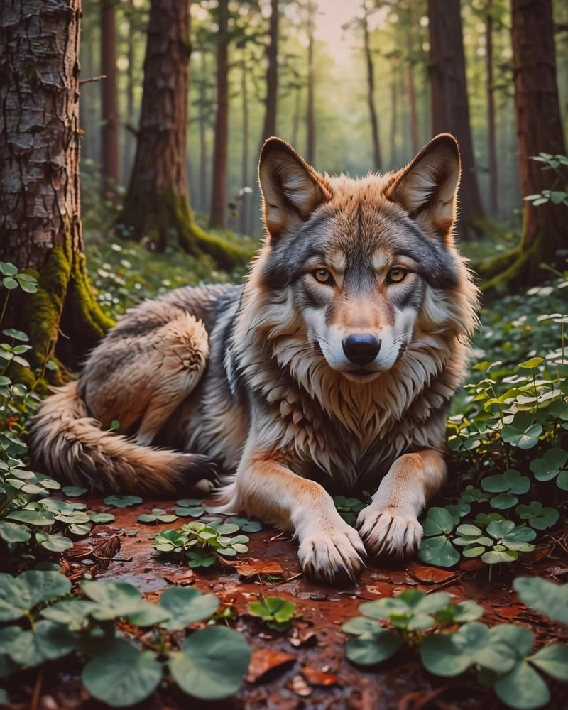 wolf outline images