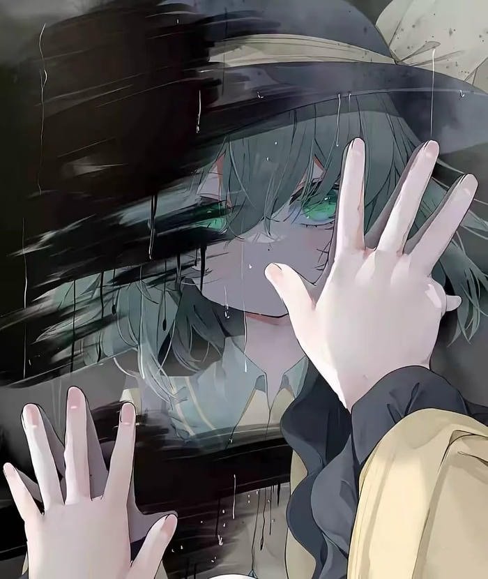 Alone anime aesthetic profile photo