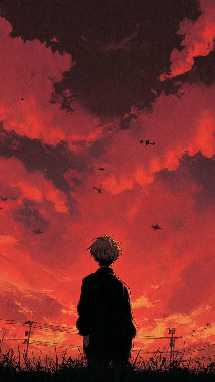 Alone anime dp with sad vibes