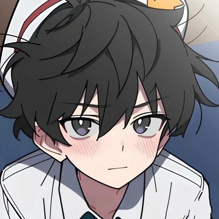 Anime boy dp soft expression