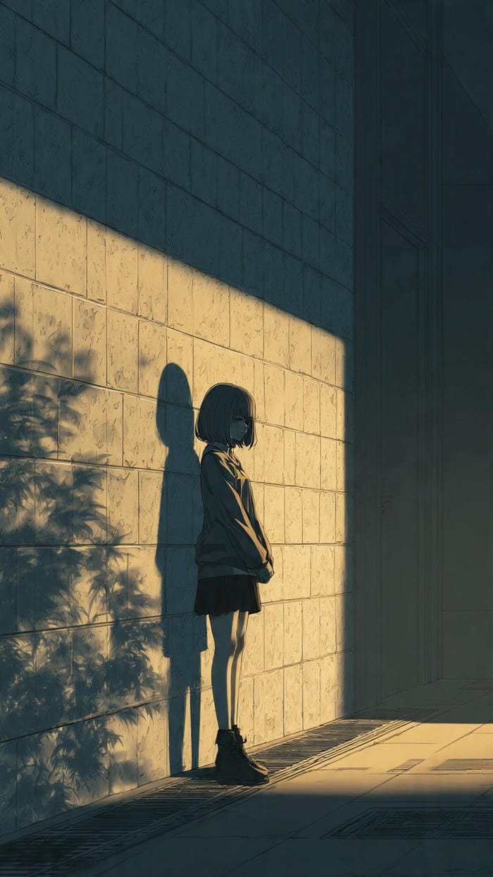 Anime dp showing solitude and silence