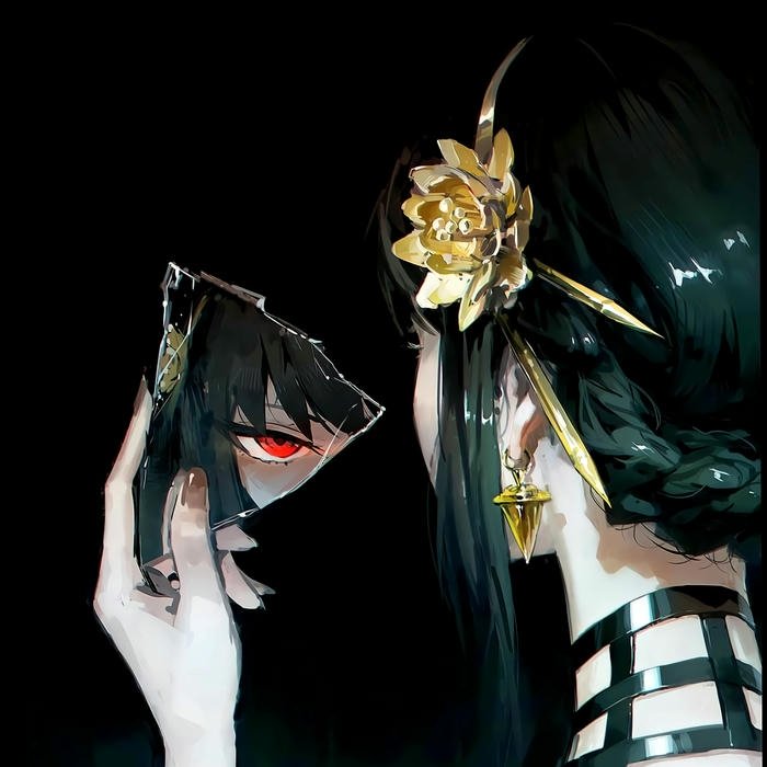 Anime girl dp art high quality