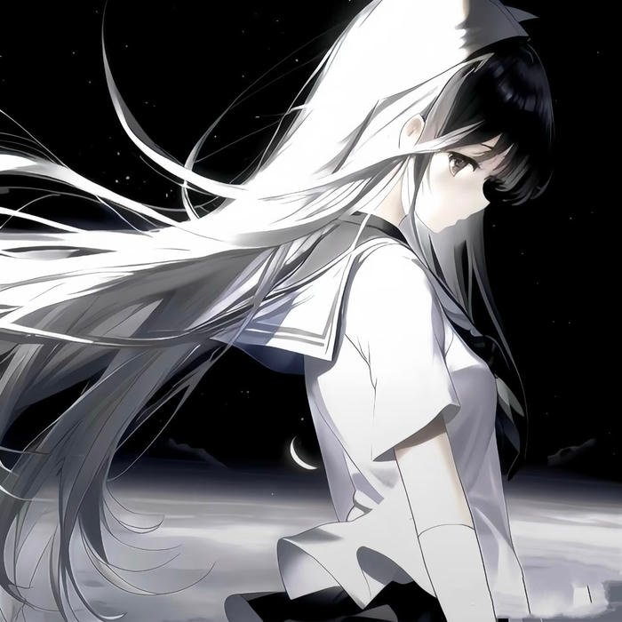 Anime girl dp emotional silence