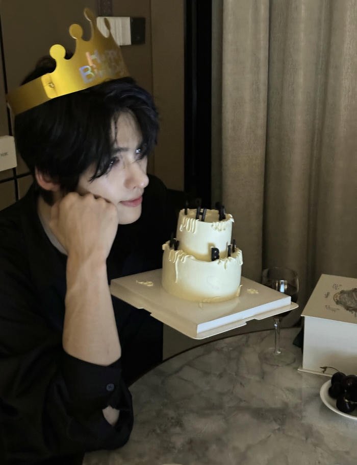 Bold birthday boy celebration profile DP