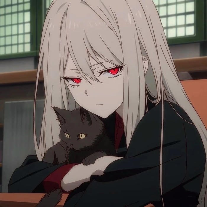 Cartoon avatar with confident smile