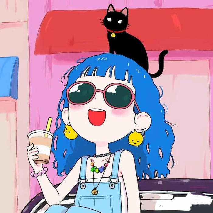 Cartoon dp inspired by street style