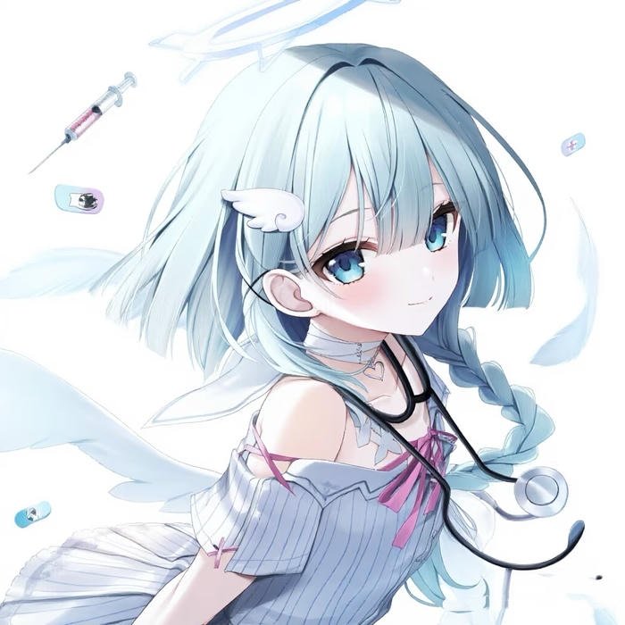 Cute anime dp with gentle smile