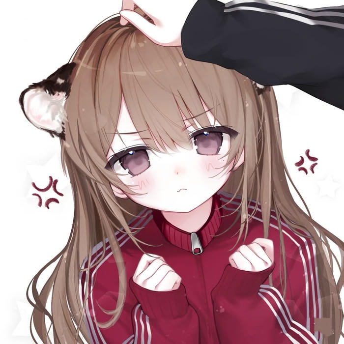 Cute anime girl photo for display pic