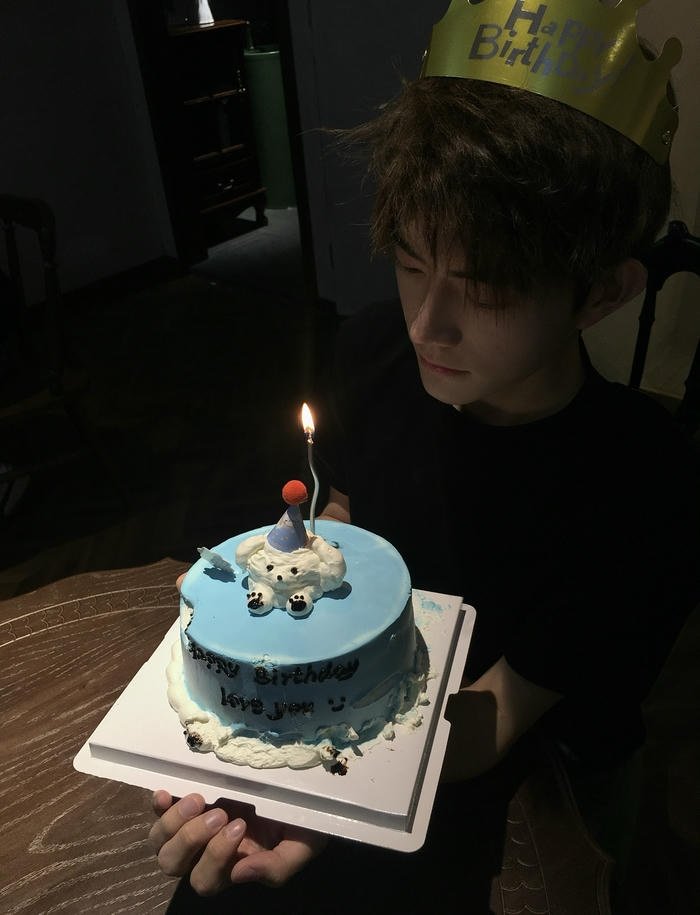 Cute birthday boy smiling DP idea