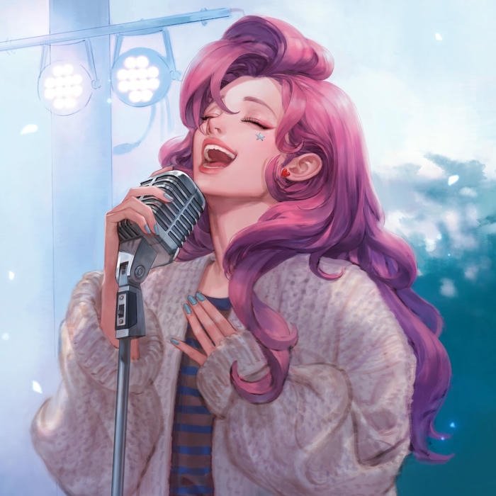 Dp anime girl anime art style